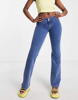 topshop joni, Topshop | Topshop low rise Joni flare in mid blue商品图片 