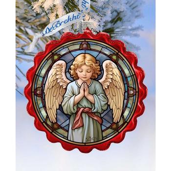 商品Designocracy | Little Angel Wreath Holiday Mercury Glass Ornaments G. DeBrekht,商家Macy's,价格¥823图片