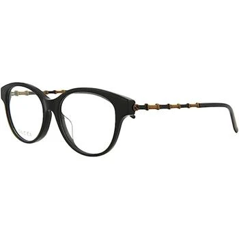 Gucci | Gucci Women's Eyeglasses - Black Cat Eye Full-Rim Plastic Frame | GUCCI GG0658OA 1 4折×额外9折x额外9折, 额外九折