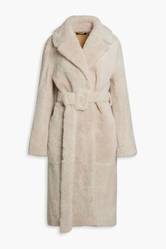 推荐Catrin belted shearling coat商品