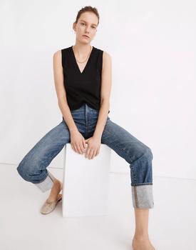 女装Madewell, Madewell | Whisper Cotton V-Neck Tank商品图片 7.4折