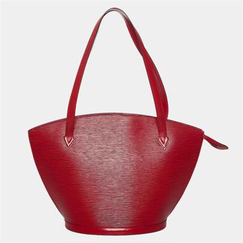 路易威登女包真假, [二手商品] Louis Vuitton | Louis Vuitton Red Epi Saint Jacques PM Long Strap商品图片 9折