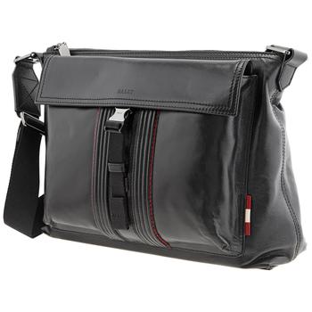 bally 包单肩包, Bally | Mens Amosh Black Leather Messenger Bag商品图片 4.9折
