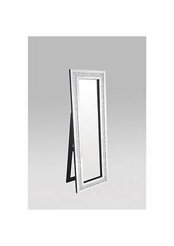 商品Best Quality Furniture | Floor Mirror with Crystal Border in the Frame,商家Belk,价格¥2344图片