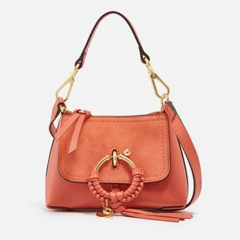 推荐See by Chloé Joan Mini Suede and Leather Shoulder Bag商品