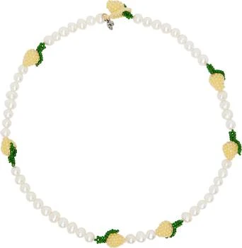 Pura Utz | White Pearl Multi Lemon Necklace,商家SSENSE HK,价格¥1853