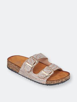 商品GC SHOES | Holly Rose Gold Footbed Sandals,商家Verishop,价格¥371图片