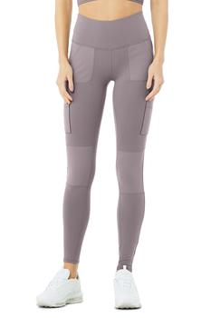 Alo | High-Waist Cargo Legging - Purple Dusk商品图片,5.9折起