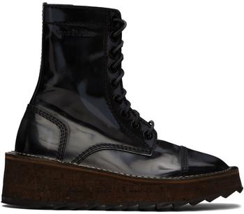 Acne Studios | Black Leather Boots商品图片,独家减免邮费