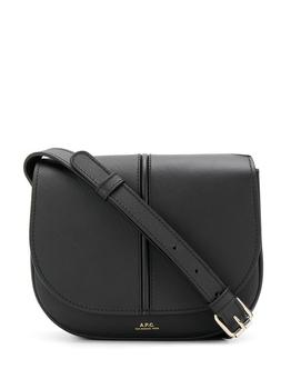 apc是什么牌子, A.P.C. | A.P.C. Women's Black Leather Shoulder Bag商品图片 