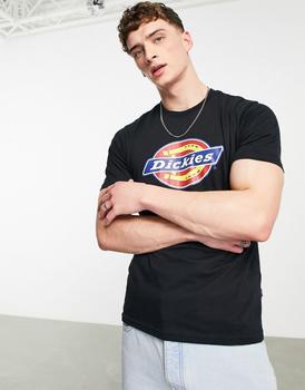 迪克斯是什么牌子, DICKIES | Dickies Horseshoe Icon Logo t-shirt in black商品图片 7.5折