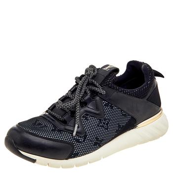 lv低帮鞋, [二手商品] Louis Vuitton | Louis Vuitton Black Leather And Mesh Low Top Sneakers Size 37商品图片 9.4折, 满1件减$100, 满减