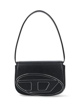 推荐Diesel 1Dr Logo Plaque Shoulder Bag商品