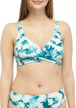 crossover, Wonderly | Bleach Dyed Crossover Swim Top商品图片 2.5折