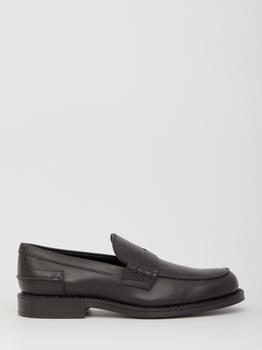 推荐Black leather loafers商品