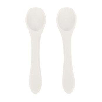 商品Baby Livia | Silicone spoons 2 pack in beige,商家BAMBINIFASHION,价格¥97图片