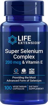 商品Life Extension Super Selenium Complex - 200 mcg (100 Capsules, Vegetarian)图片