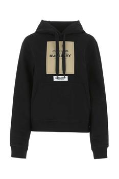 Burberry | Burberry Logo Patch Drawstring Hoodie商品图片,7.6折