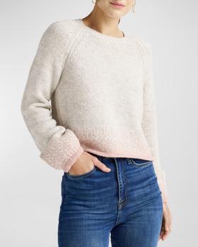 推荐Matilda Raglan-Sleeve Heart Sweater商品
