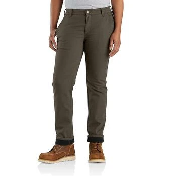 Carhartt | Carhartt Women's Rugged Flex Relaxed Fit Canvas Lined Work Pant 额外7.5折, 额外七五折