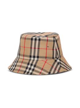 商品Burberry | Burberry Gabriel Vintage Check Cotton Bucket Hat Kids Boy,商家Italist,价格¥1359图片