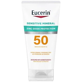 Eucerin Sun | Sensitive Mineral Sunscreen Lotion SPF 50,商家Walgreens,价格¥147