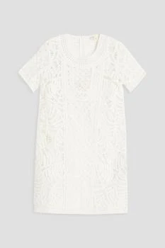 Maje | Crocheted lace cotton mini dress,商家THE OUTNET US,价格¥590
