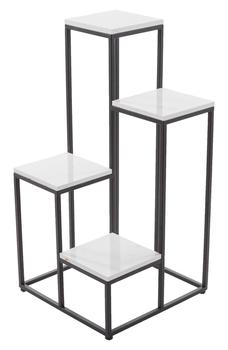 商品GINGER BIRCH STUDIO | White Marble 4-Tier Plant Stand,商家Nordstrom Rack,价格¥1252图片