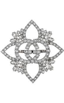 商品Gucci | Crystal Interlocking GG Flower Multi-finger Ring,商家Runway Catalog,价格¥4599图片
