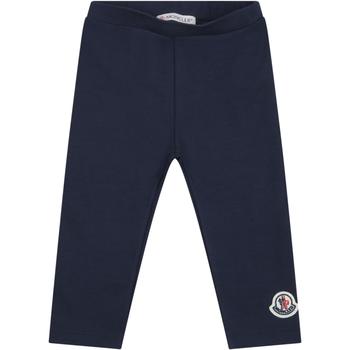 商品Moncler | Moncler Blue Leggings For Baby Boy With Logo Patch,商家Italist,价格¥958图片