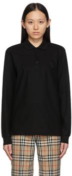 Burberry | Black Core Long Sleeve Polo商品图片,