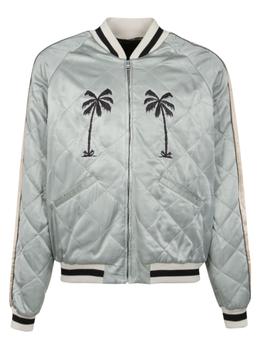 推荐Palm Angels Men's  Grey Other Materials Down Jacket商品