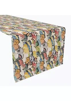 Fabric Textile Products, Inc. | Table Runner, 100% Polyester, 12x72", Close Up Butterflies,商家Belk,价格¥157