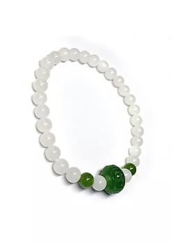 商品Natural Jade Lantern Charm Bracelet,商家Belk,价格¥1078图片