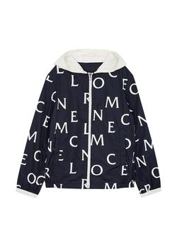 moncler kids, Moncler | KIDS Jiro navy logo-print shell jacket (12-14 years)商品图片 