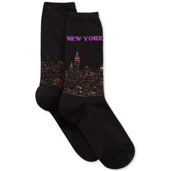 Hot Sox | 纽约夜景袜子 Hot Sox Women's New York Socks,商家Macy's,价格¥70
