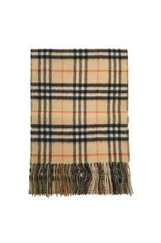 Burberry | reversible check cashmere scarf,商家Residenza 725,价格¥2654