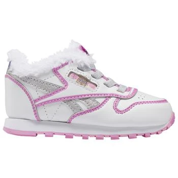 Reebok | Reebok Classic Leather Step In - Girls' Toddler 6.3折, 独家减免邮费