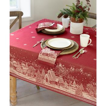 商品Wonderland Engineered Jacquard Tablecloth, 60" X 102"图片