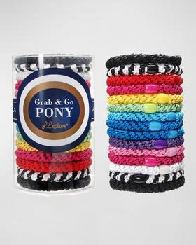 L. Erickson | Grab & Go Pony Tube, Set of 15,商家Neiman Marcus,价格¥134