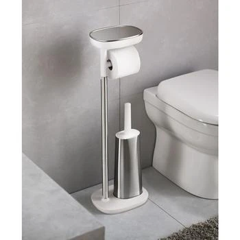 Joseph Joseph | EasyStore™ Standing Toilet Paper Holder and Flex Steel Toilet Brush,商家Macy's,价格¥599