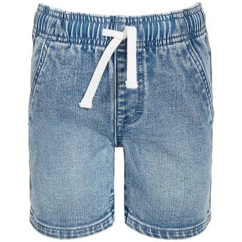 Epic Threads | Little Boys Good Vibes Light-Wash Denim Shorts, Created for Macy's 