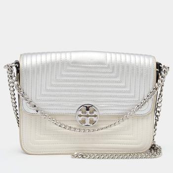 tory burch包链条包, [二手商品] Tory Burch | Tory Burch Multicolor Quilted Leather Duet Chain Trapunto Shoulder Bag商品图片 6.8折