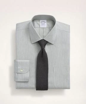 Brooks Brothers | Stretch Regent Regular-Fit Dress Shirt, Non-Iron Herringbone Ainsley Collar 4.6折×额外7.5折, 额外七五折