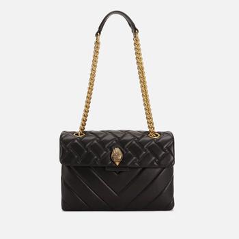 推荐Kurt Geiger London Women's Leather Kensington Bag - Black商品