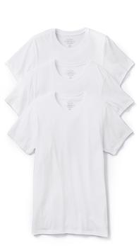 推荐Calvin Klein Underwear 3 Pack Regular Fit Classic Short Sleeve Tee商品