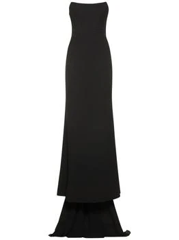 GIUSEPPE DI MORABITO | Crepe Georgette Strapless Long Dress 5.9折×额外7.5折, 额外七五折