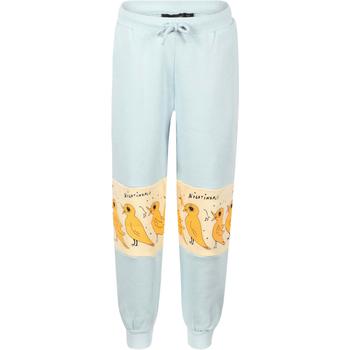 Mini Rodini | Nightingale organic cotton track pants light blue商品图片,5折