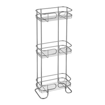 商品iDesign | Neo Wire 3 Shelf Tower Shower Organization System,商家Macy's,价格¥445图片