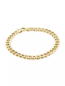 Saks Fifth Avenue Collection | 14K Yellow Gold Curb-Chain Bracelet,商家Saks Fifth Avenue,价格¥20319